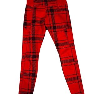 Brooks Plaid Run Merry Moment Tight Woman Size S Athletic Running Gorpcore